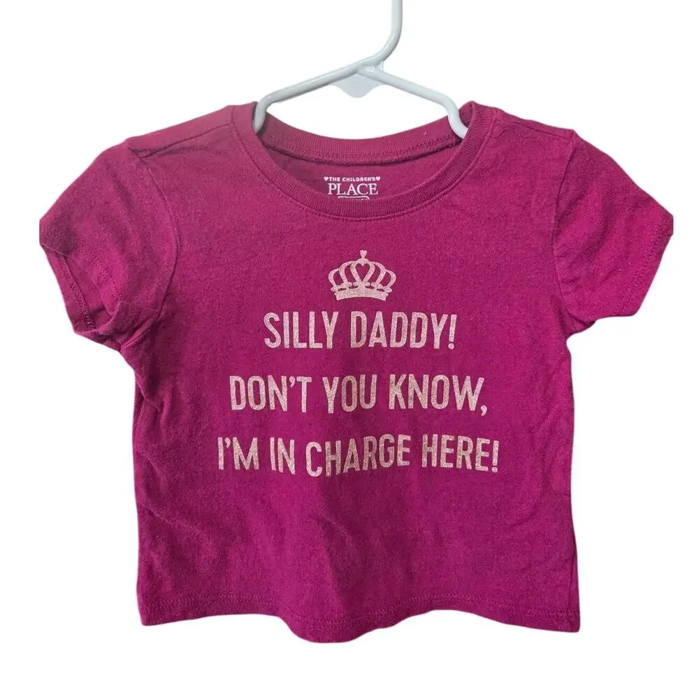 “Daddy! I’m in Charge Here” Graphic T-Shirt – The Children’s Place – 18-24mo